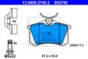 ATE 13.0460-2740.2 Brake Pad Set, disc brake